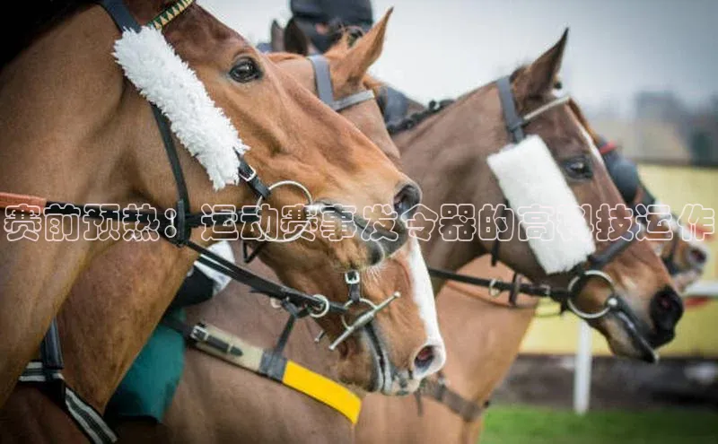 赛前预热：运动赛事发令器的高科技运作